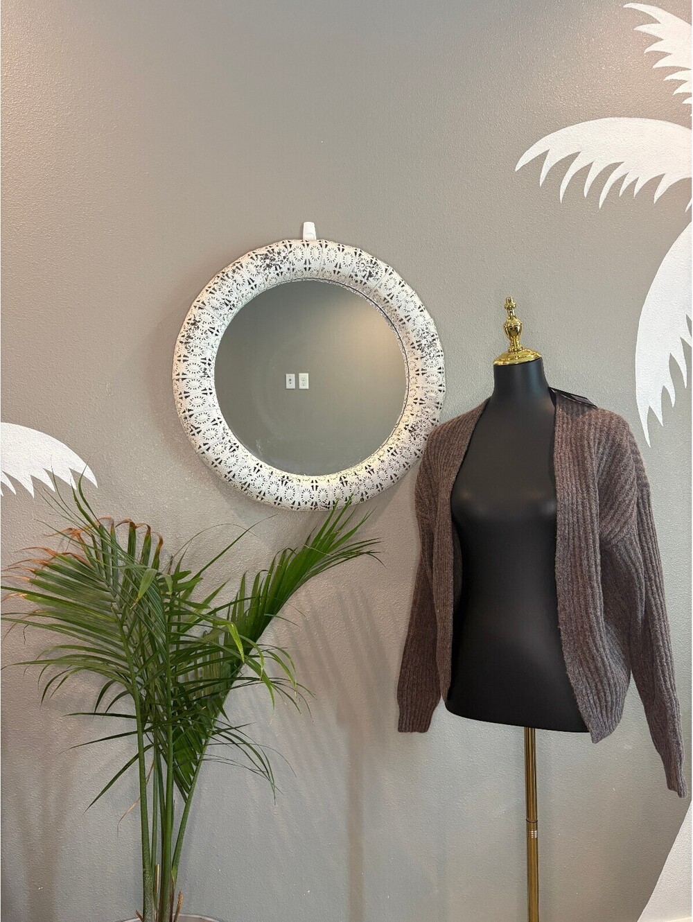 Universal Thread Brown Ribbed Knit Cardigan Sweater